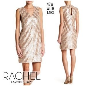 RACHEL ROY Womens Belted Sleeveless V Neck Wide Leg Jumpsuit